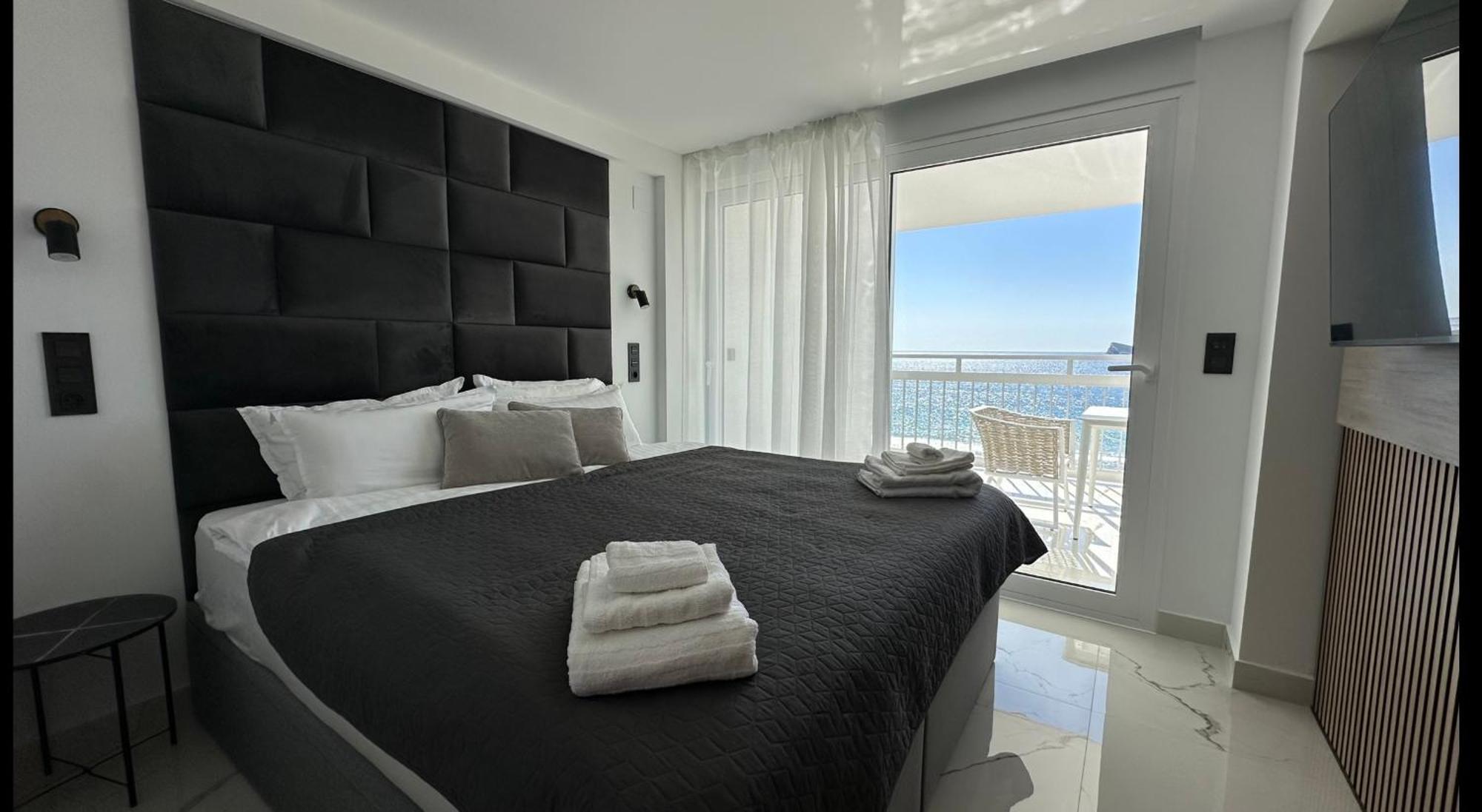 Esmeralda, Benidorm Beachfront Poniente, 1St Line Frontal Seaview, Ocean Terrace エクステリア 写真